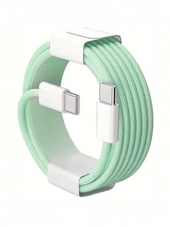 Fast Charging Nylon Braided, Data Cable (3.3/6.6/1 ft)