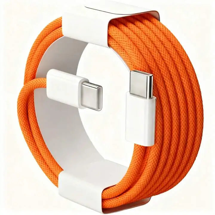 Fast Charging Nylon Braided, Data Cable (3.3/6.6/1 ft)