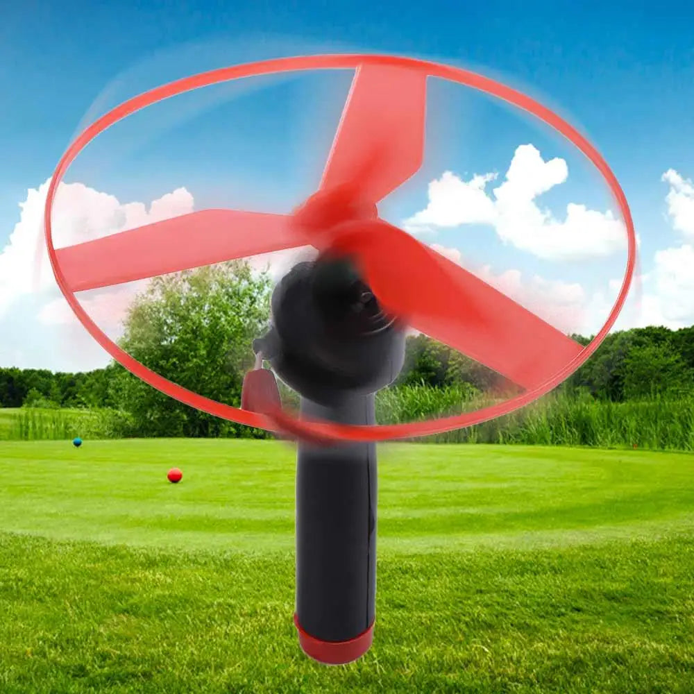 Helicopter Propeller with Pull String