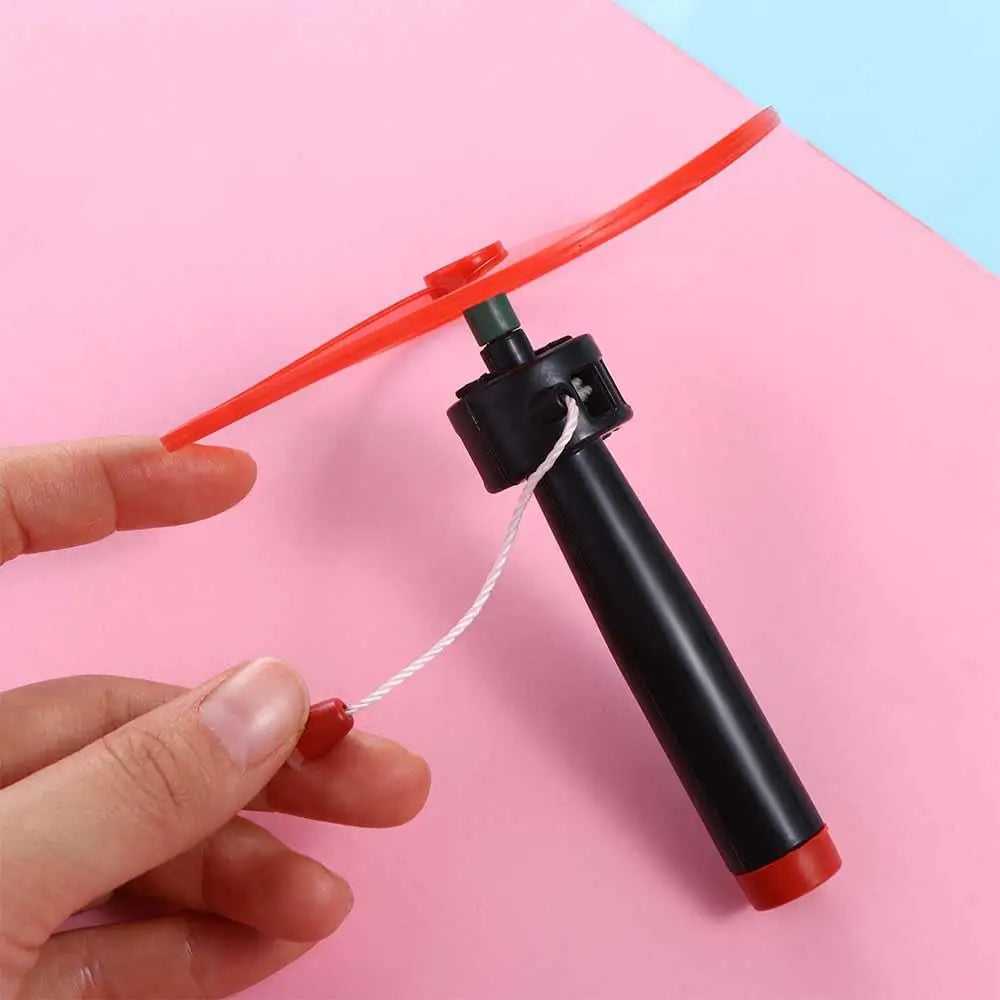 Helicopter Propeller with Pull String