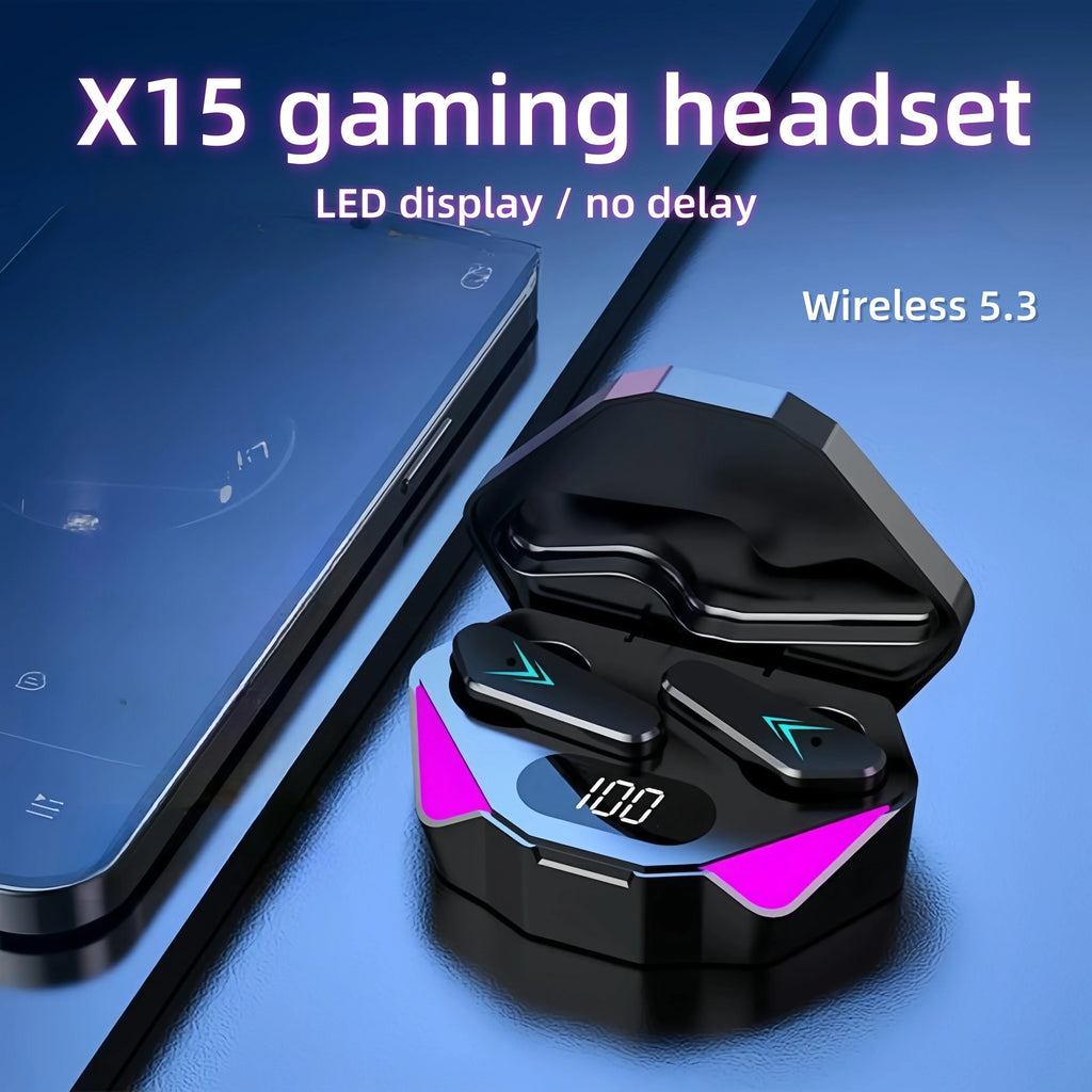 X15 TWS Wireless Earbuds w/ mic (Noise Cancelling)
