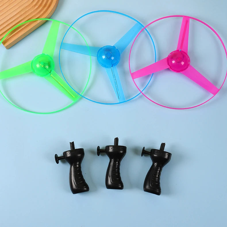 LED Helicopter Propeller with Pull String