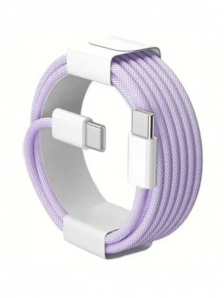 Fast Charging Nylon Braided, Data Cable (3.3/6.6/1 ft)