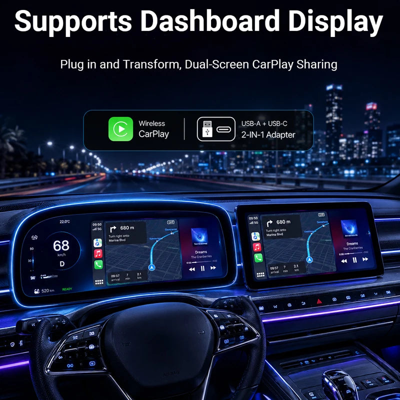 CarPlay / Android Auto Adapter (3.5mm aux)