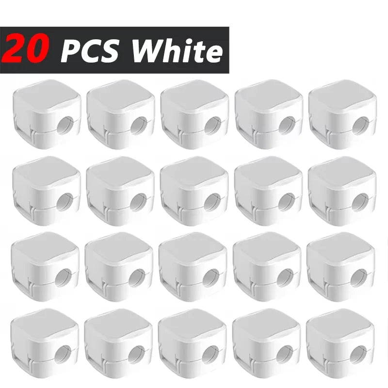 3-12 Pcs/Set Magnetic Cable Clips
