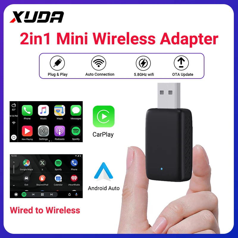 CarPlay / Android Auto Adapter (3.5mm aux)
