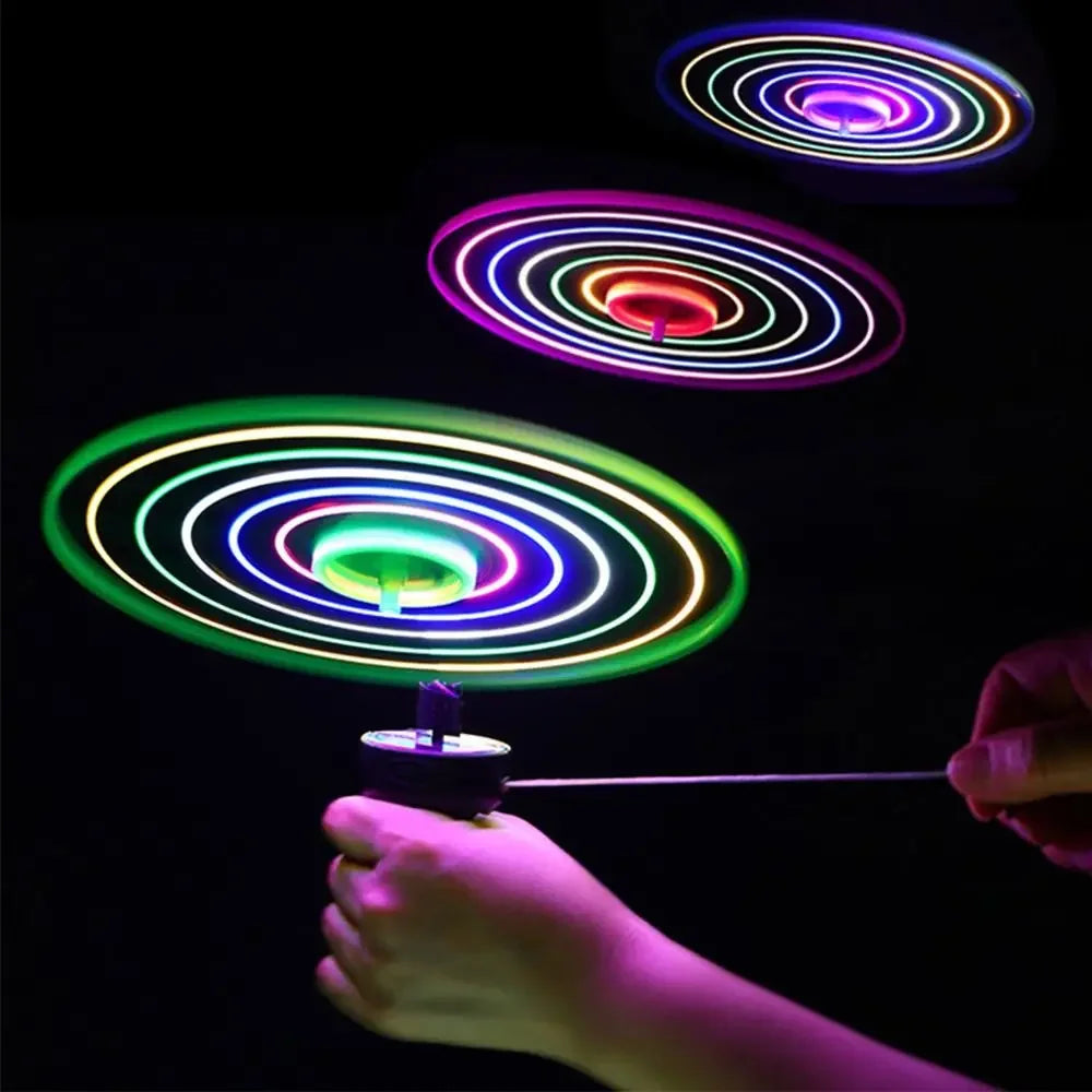 LED Helicopter Propeller with Pull String